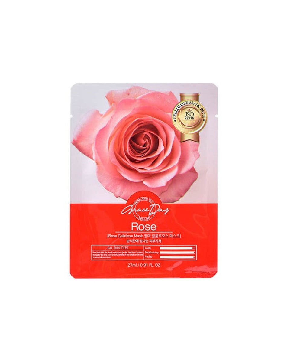 ROSE CELLULOSE MASK