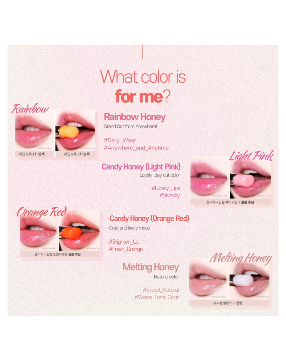 Balsamo labbra CANDY HONEY Arancione Rosso