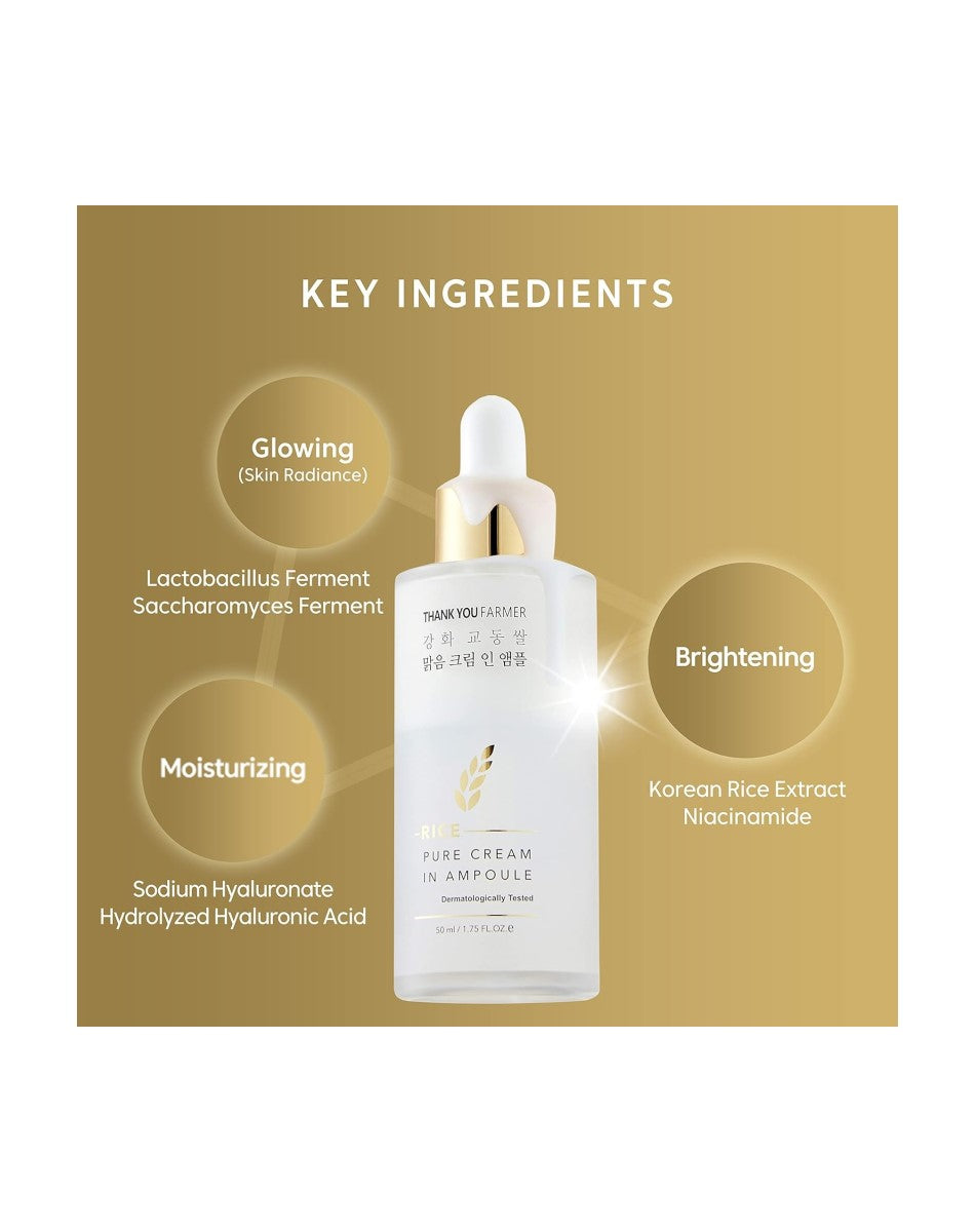 RICE PURE CREAM IN AMPOULE