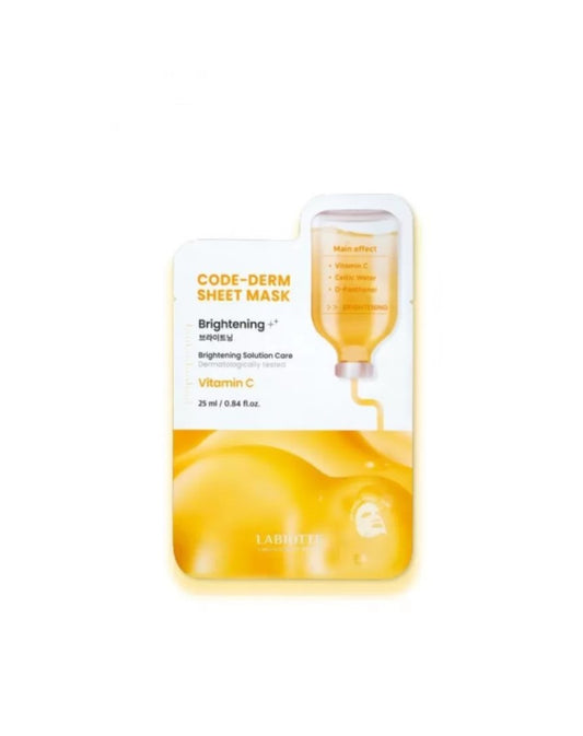 CODE-DERM Sheet Mask Brightening